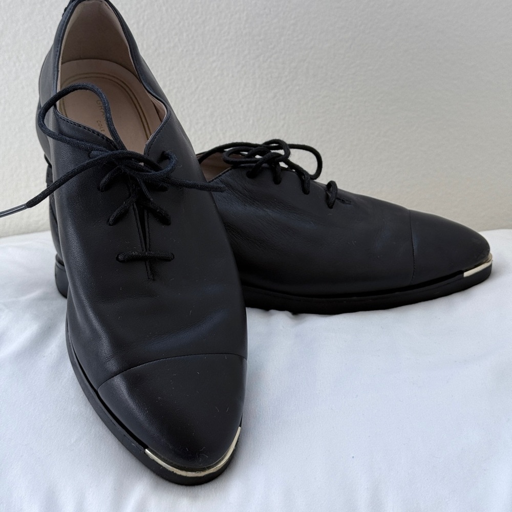 Cole Haan Grand Ambition Leather Oxford Shoes Black (Size 8.5B)